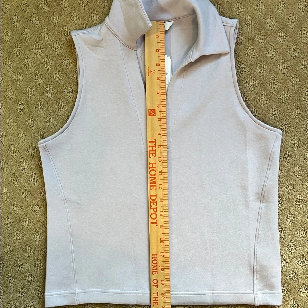 NEW SPANX Air Essentials Light Purple Sleeveless Collared Polo Tank Sz S - Picture 7 of 8